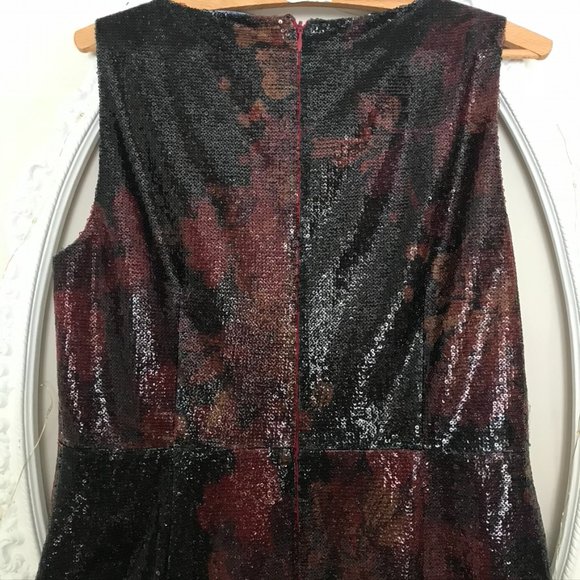 Elie Tahari black sequin mini dress - Picture 2 of 11